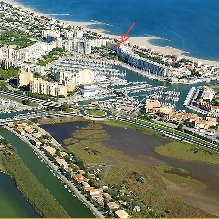 Carnon Vue Mer, Plages Clim Restaurants Commerces Apartment Mauguio